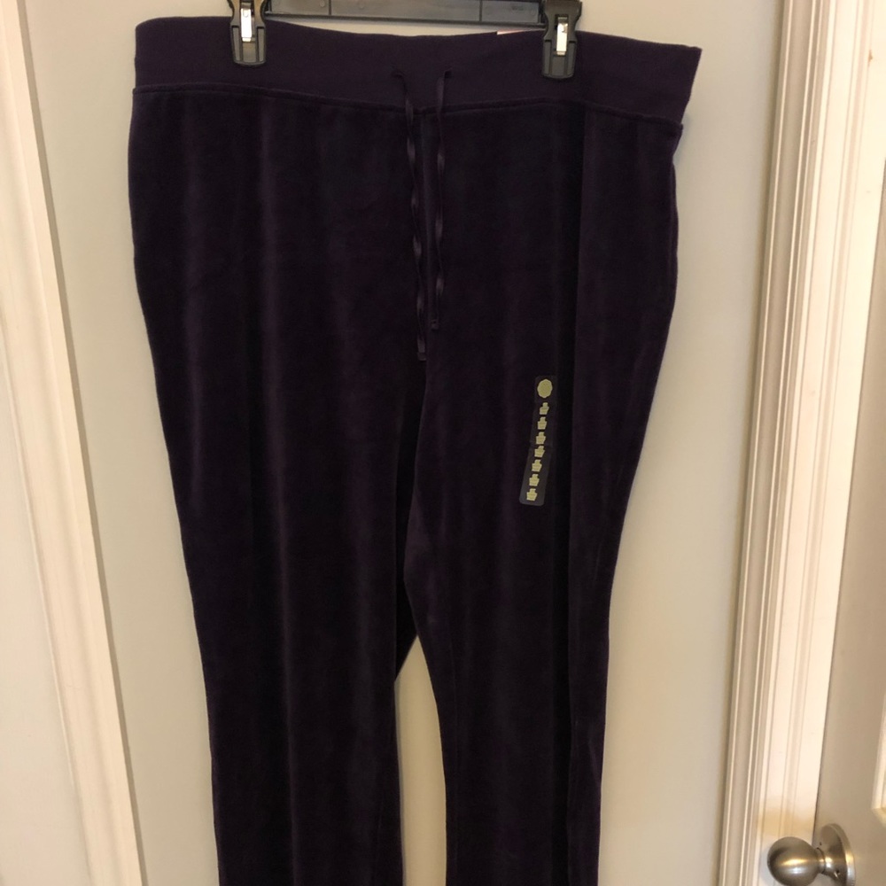 Made for Life Purple Velour Pants
